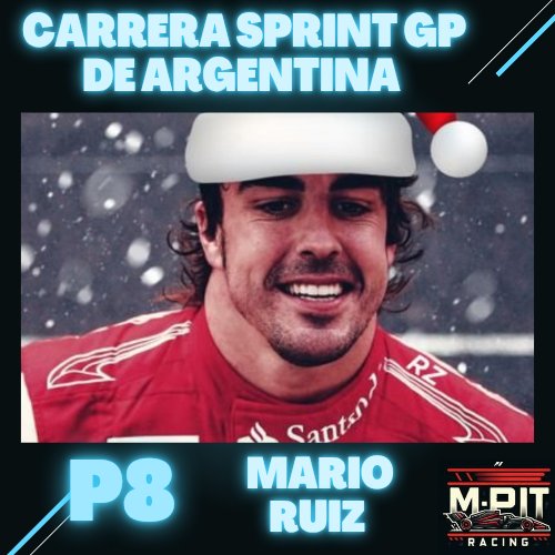 PUNTOS TAMBIÉN EN LA SPRINT 

Pedimos perdón a nuestros pilotos por la mala estrategia del equipo, que les ha hecho perder posiciones 

<a href="/gabidc781/">Gabidc33</a> y <a href="/mariorz_/">MarioRZ</a> salvan una 6° y 8° posición pese a los errores estratégicos del muro de boxes.

VAMOS A POR MÁS EN LA SIGUIENTE CARRERA