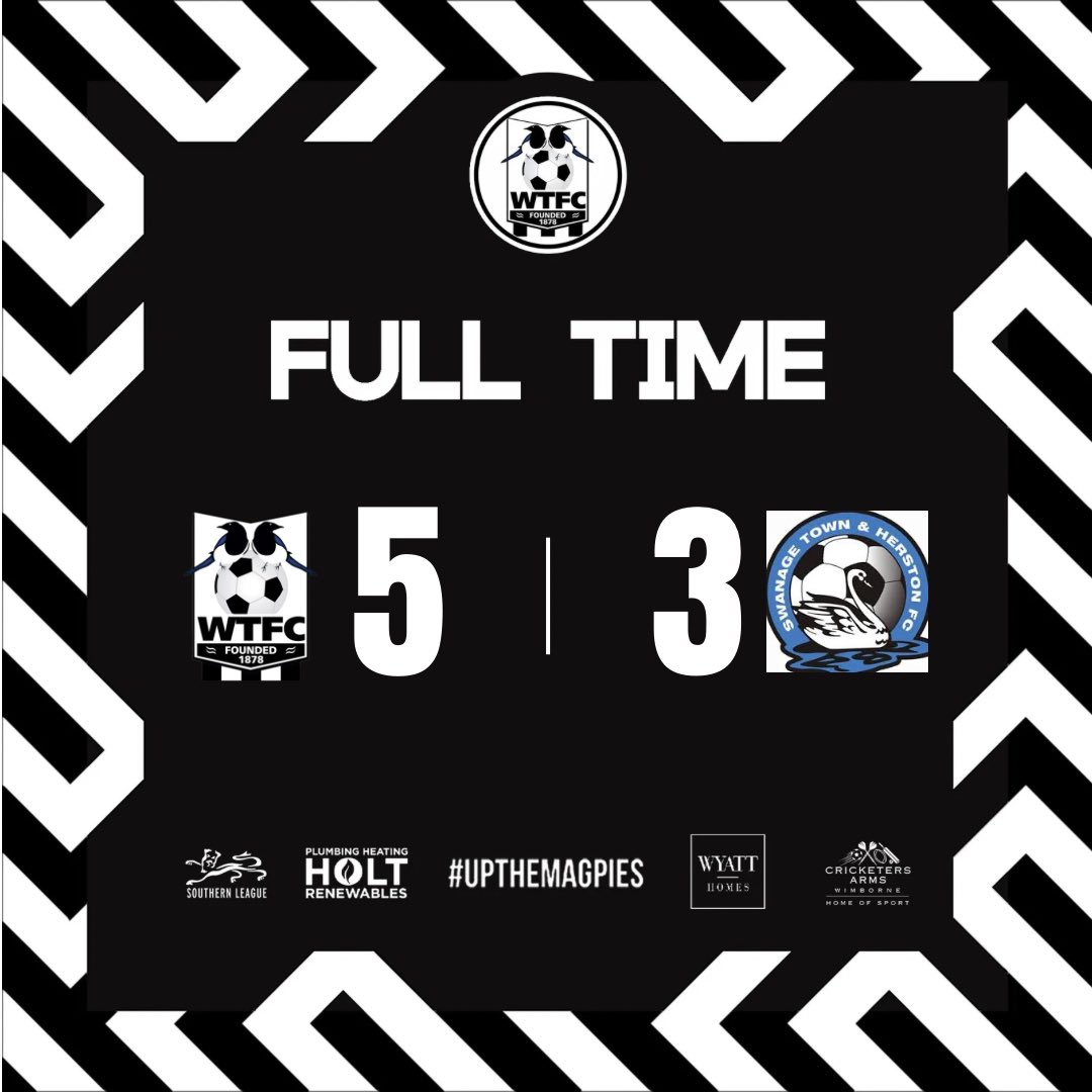 Well done to our Academy players, today saw their 3rd win on the bounce. Our young side were victorious against 6th place Swanage &amp; Herston in an 8 goal thriller! 👊🏻

They’re next in action on Saturday 5th April, at the Wyatt Homes Stadium.

#UpTheMagpies 🥧