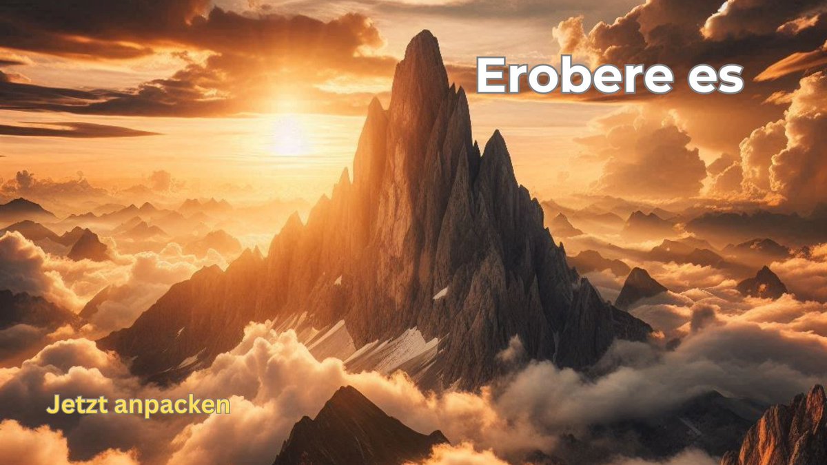 Deine größte Herausforderung? Nimm sie jetzt an - was hält dich zurück? 
#Herausforderung #Motivation #Aktion