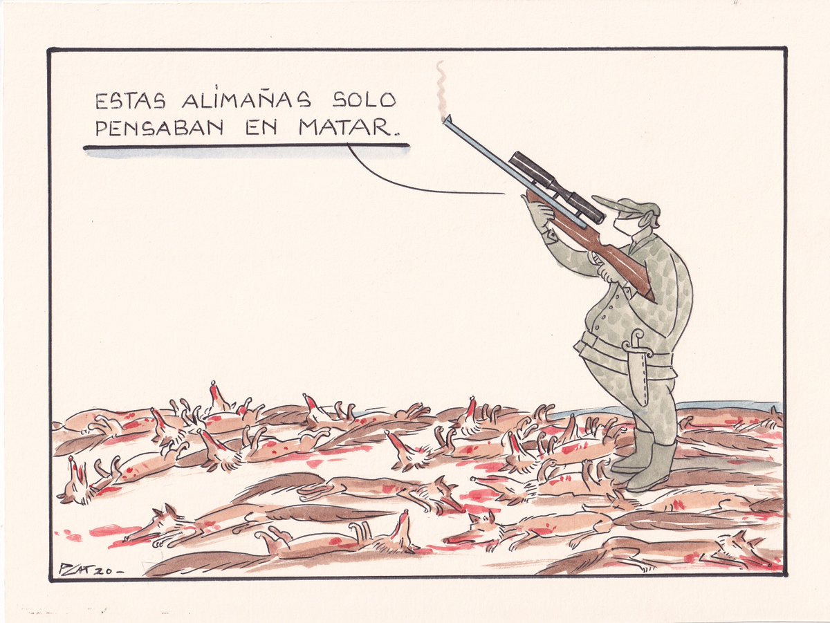 Mi viñeta.
El odio al zorro.