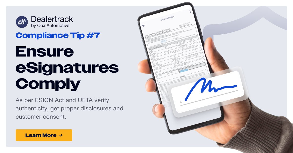 A privacy notice is considered a contract with your customers, so make sure your dealership follows what it states. Download the free 2025 Dealertrack Compliance Guide to find out more: cox.auto/uiddX