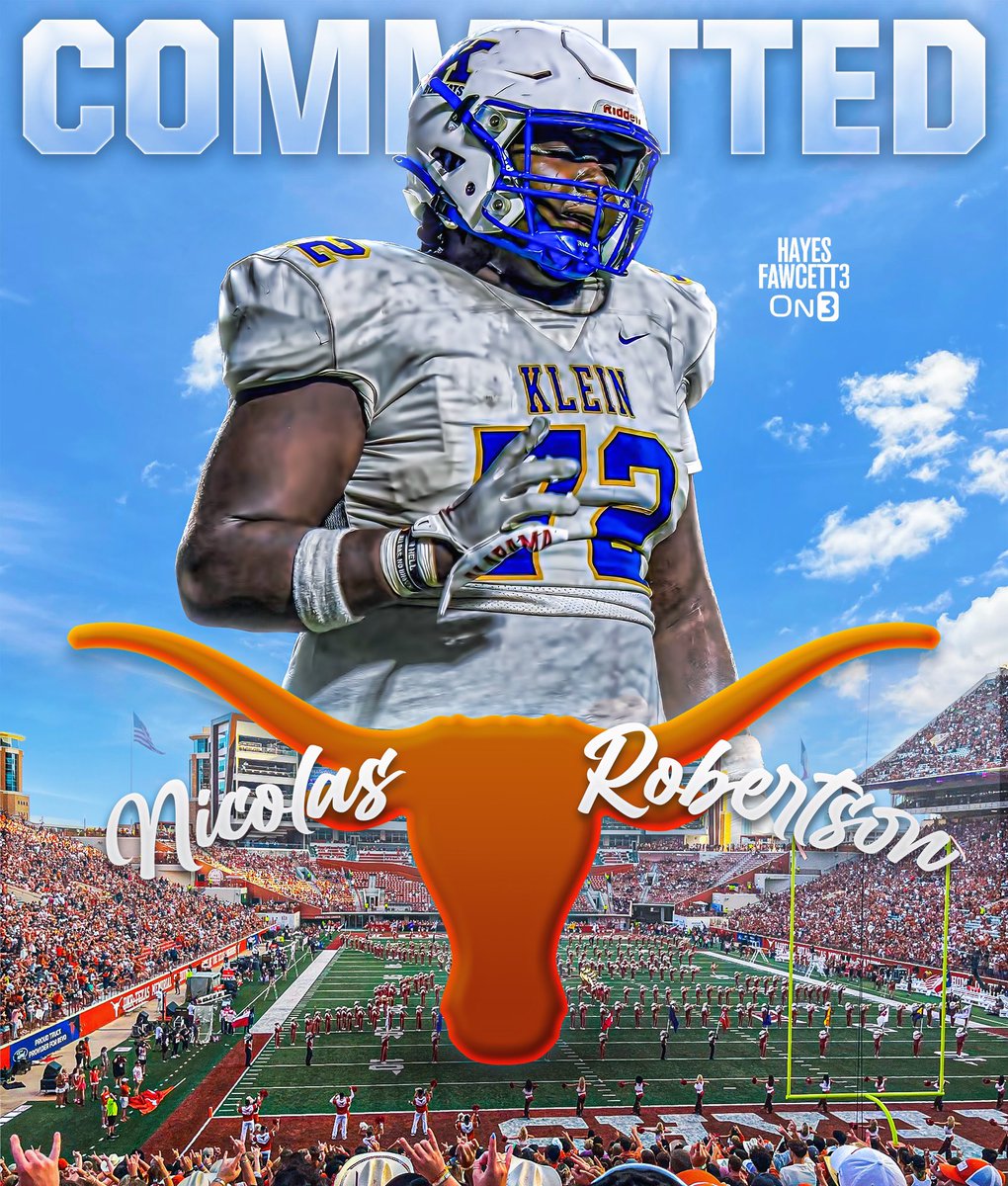 Todd Glawson (@tfloss32) on Twitter photo #HookEm adds a commitment from '26 OL Nicolas Robertson (<a href="/nicolascr2026/">Nicolas Robertson</a>) of Klein High. #ThisIsTexas #AllGasNoBrakes
247sports.com/player/nicolas…
hudl.com/profile/184247… #HookEm adds a commitment from '26 OL Nicolas Robertson (<a href="/nicolascr2026/">Nicolas Robertson</a>) of Klein High. #ThisIsTexas #AllGasNoBrakes
247sports.com/player/nicolas…
hudl.com/profile/184247…