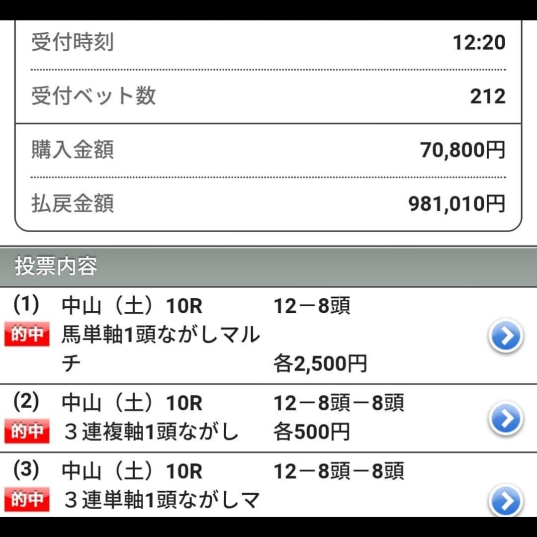 3月30日(日)こんにちランチ無料予想🌞
中山8R
①いいね
②RP
③コメントにこんにちランチ
で予想を一瞬で送ります✉️