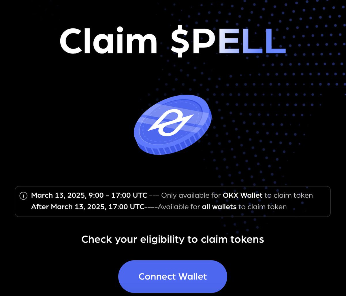 TitanMintEth's tweet photo. 🚨 $PELL Airdrop Is Now Live! Claim Your Tokens! 🚨
🔗 Claim Here:https://t.co/htzwZcGyRm
🔥 To our earliest supporters—your loyalty is being rewarded!
⚡️ This is just the beginning of the #PELL revolution.
#PellNetwork #TGE @Pell_Network https://t.co/BDs3uTYe7k