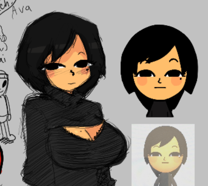 Gazoogaloo's tweet photo. Mii Girl, her name is Ava https://t.co/QeLNcLQd0o