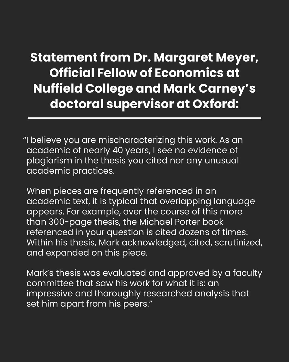 Margaret Meyer is professor of economics at Oxford University. She was also Prime Minister Mark Carney's doctoral supervisor in the early 90s. Margaret was on Here and Now.

cbc.ca/listen/live-ra…