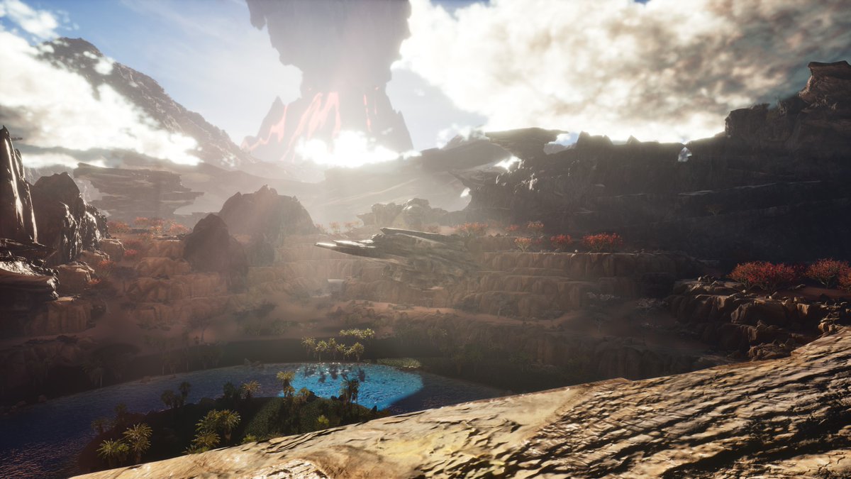 sicco0803's tweet photo. Here some first screenshots of the new island for the premium version of #TheVolcano for #ASA. Still a lot to do. @survivetheark @CurseForge @NotDollie @comfywarlock #playARK https://t.co/zzDrBMLAIf