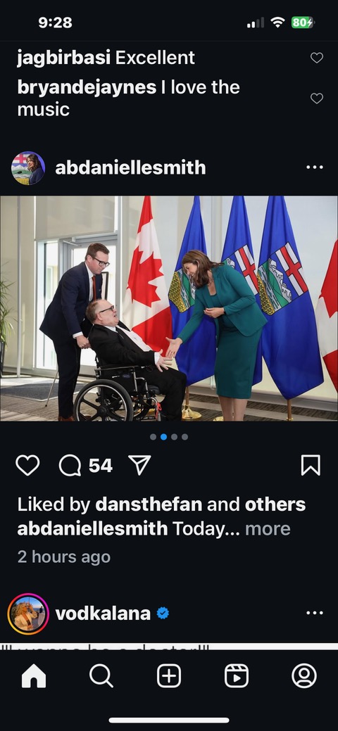 Earlier this week, I accepted the Kings Charles III Coronation Medal from Danielle Smith on behalf of my friends, who picked up my pens, plugged in my laptop, brought me Coke Zero, drove me, assisted me with personal care, and so many other things. This is OUR MEDAL.