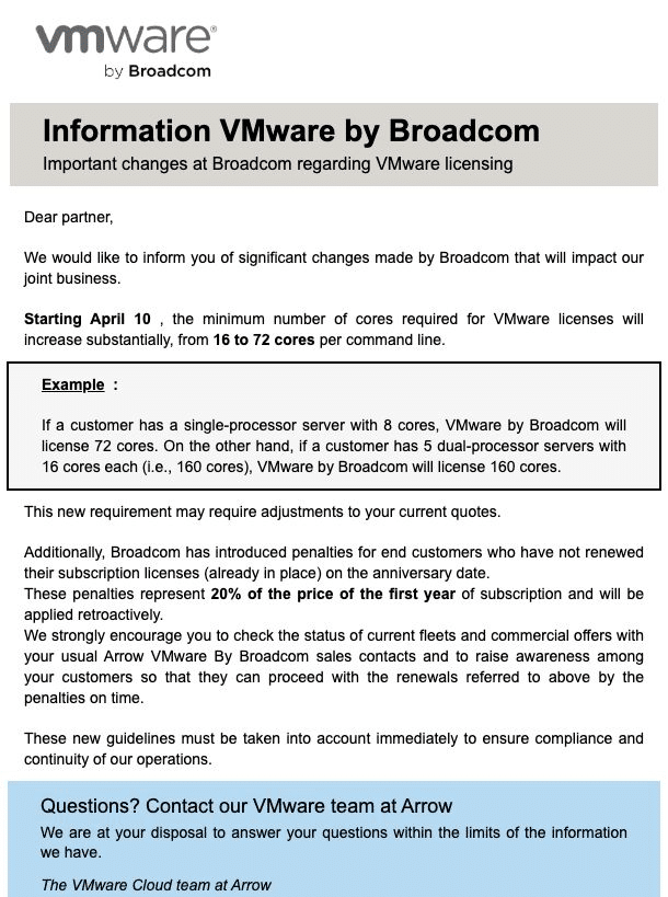 MalwareHunterTeam (@malwrhunterteam) on Twitter photo Only a few days after we heard about some fucking joke decision by <a href="/Broadcom/">Broadcom</a>, better said Broadclown, regarding VMware (x.com/malwrhuntertea…), now they are doing this.
Fucking clowns. Looks the people who suggested already that they are going (at least try) to milk the product Only a few days after we heard about some fucking joke decision by <a href="/Broadcom/">Broadcom</a>, better said Broadclown, regarding VMware (x.com/malwrhuntertea…), now they are doing this.
Fucking clowns. Looks the people who suggested already that they are going (at least try) to milk the product