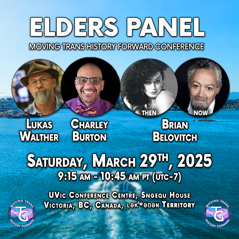 TransArchives's tweet image. 🏳️‍⚧️ #MTHF DAY 3 🏳️‍⚧️

✅ Elders Panel
✅ Intergenerational Art Making
✅ Keynote: Lucia Lucas &amp;amp; Tobias Picker

#trans #uvic #conference #yyj