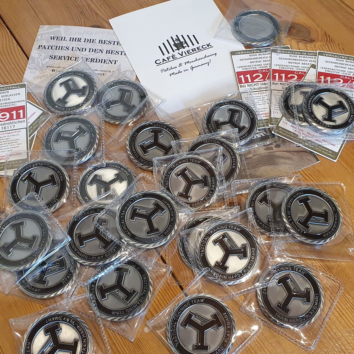 TTT_Arma's tweet photo. Unser TTT-#Coin ist wieder da! Vielen Dank für die schöne #Arbeit an Café Viereck!
Vielen Dank für die zahlreichen #Bestellungen, wir geben demnächst alles in den #Versand.
@ArmaPlatform #Gaming #Arma3 #ArmaReforger #Community https://t.co/lIXKASZ8ee