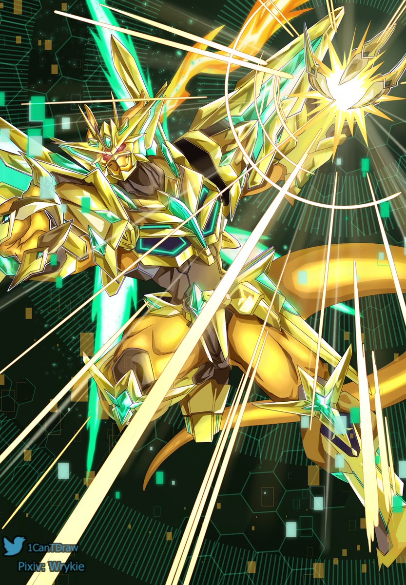 Magnamon X 
SO MANY SHAPES
#デジモン #Digimon