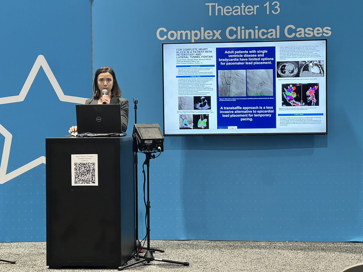 Stephen Dolgner (@stephendolgner) on Twitter photo Great presentation of a temporary transbaffle pacing solution in a case of periprocedural heart block in a complex #Fontan patient by <a href="/DrKBSalc/">Katie Salciccioli, MD</a>; data put together by Dr. Hannah Smati and <a href="/wilzawall/">Wilson Lam</a> and colleagues for #ACC25. <a href="/TCH_adultCHD/">TCH AdultCHD Program</a> <a href="/TCHheartcenter/">TCH Heart Center</a> Great presentation of a temporary transbaffle pacing solution in a case of periprocedural heart block in a complex #Fontan patient by <a href="/DrKBSalc/">Katie Salciccioli, MD</a>; data put together by Dr. Hannah Smati and <a href="/wilzawall/">Wilson Lam</a> and colleagues for #ACC25. <a href="/TCH_adultCHD/">TCH AdultCHD Program</a> <a href="/TCHheartcenter/">TCH Heart Center</a>