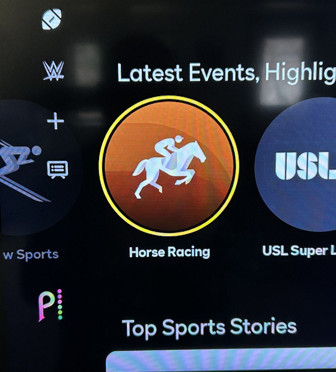 FinlanderAdam's tweet image. For its horse racing logo, Peacock has chosen a silhouette of Joel Rosario at the top of the stretch.  @racing_dudes @Somobomb18 @curtiskalleward