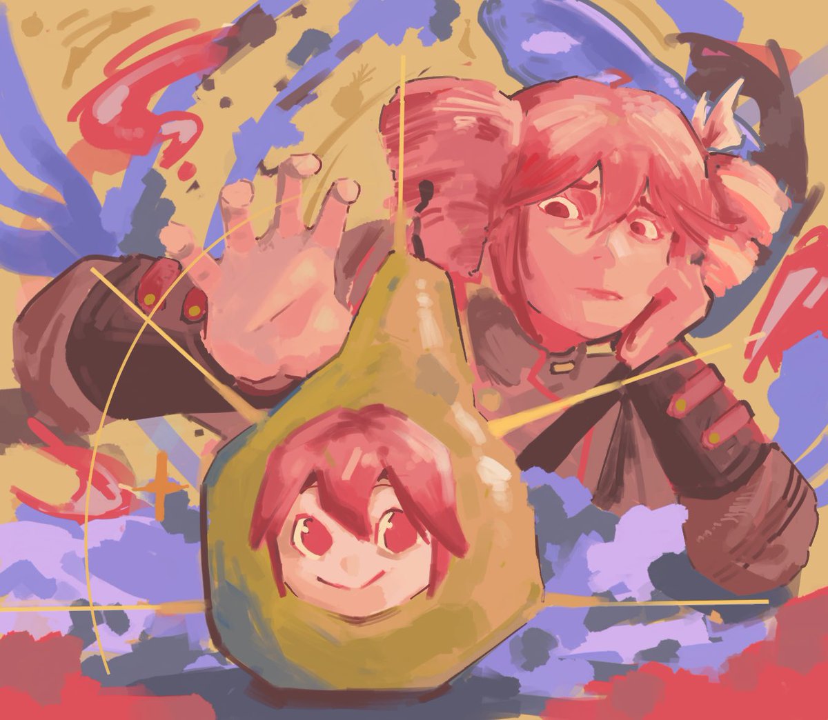 Cewid_'s tweet image. What if a pear with your face in freakishly similar proportions on it appeared on your table one day
#kasaneteto