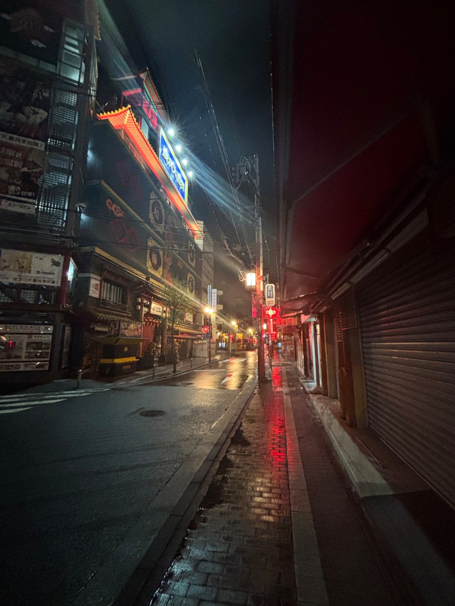 ohyama4z's tweet image. 深夜横浜中華街とLiminal Space