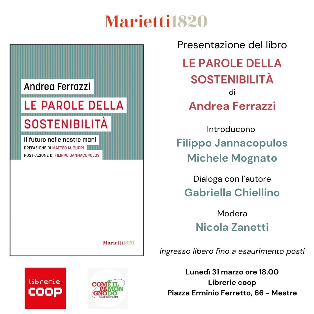 compagnoilmondovenezia (@compagnoilmondo) on Twitter photo #lunedi31marzo ore 18 #Mestre <a href="/librerieCoop/">Librerie.coop</a> presentazione del libro LE PAROLE DELLA SOSTENIBILITÀ prefazione di Matteo M.Zuppi di <a href="/ferrazzi_andrea/">Andrea Ferrazzi</a> con <a href="/GabriChiellino/">Gabriella Chiellino</a> e Filippo Jannacopulos #lunedi31marzo ore 18 #Mestre <a href="/librerieCoop/">Librerie.coop</a> presentazione del libro LE PAROLE DELLA SOSTENIBILITÀ prefazione di Matteo M.Zuppi di <a href="/ferrazzi_andrea/">Andrea Ferrazzi</a> con <a href="/GabriChiellino/">Gabriella Chiellino</a> e Filippo Jannacopulos