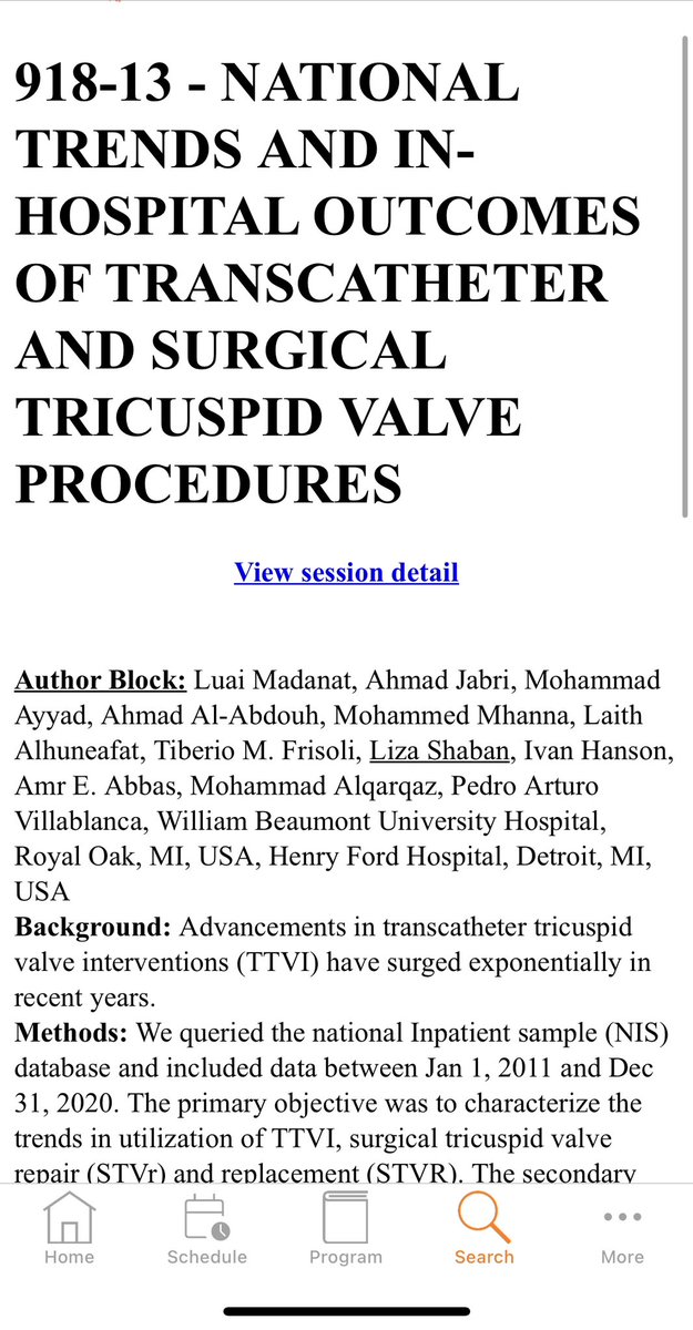 Luai Madanat, MD (@luaimadanat) on Twitter photo Incredible turnover and exceptional tirals to kick start #ACC25
Excited to get our work on tricuspid interventions presented <a href="/ACCinTouch/">American College of Cardiology</a> #ACCFIT #Cardiology Incredible turnover and exceptional tirals to kick start #ACC25
Excited to get our work on tricuspid interventions presented <a href="/ACCinTouch/">American College of Cardiology</a> #ACCFIT #Cardiology