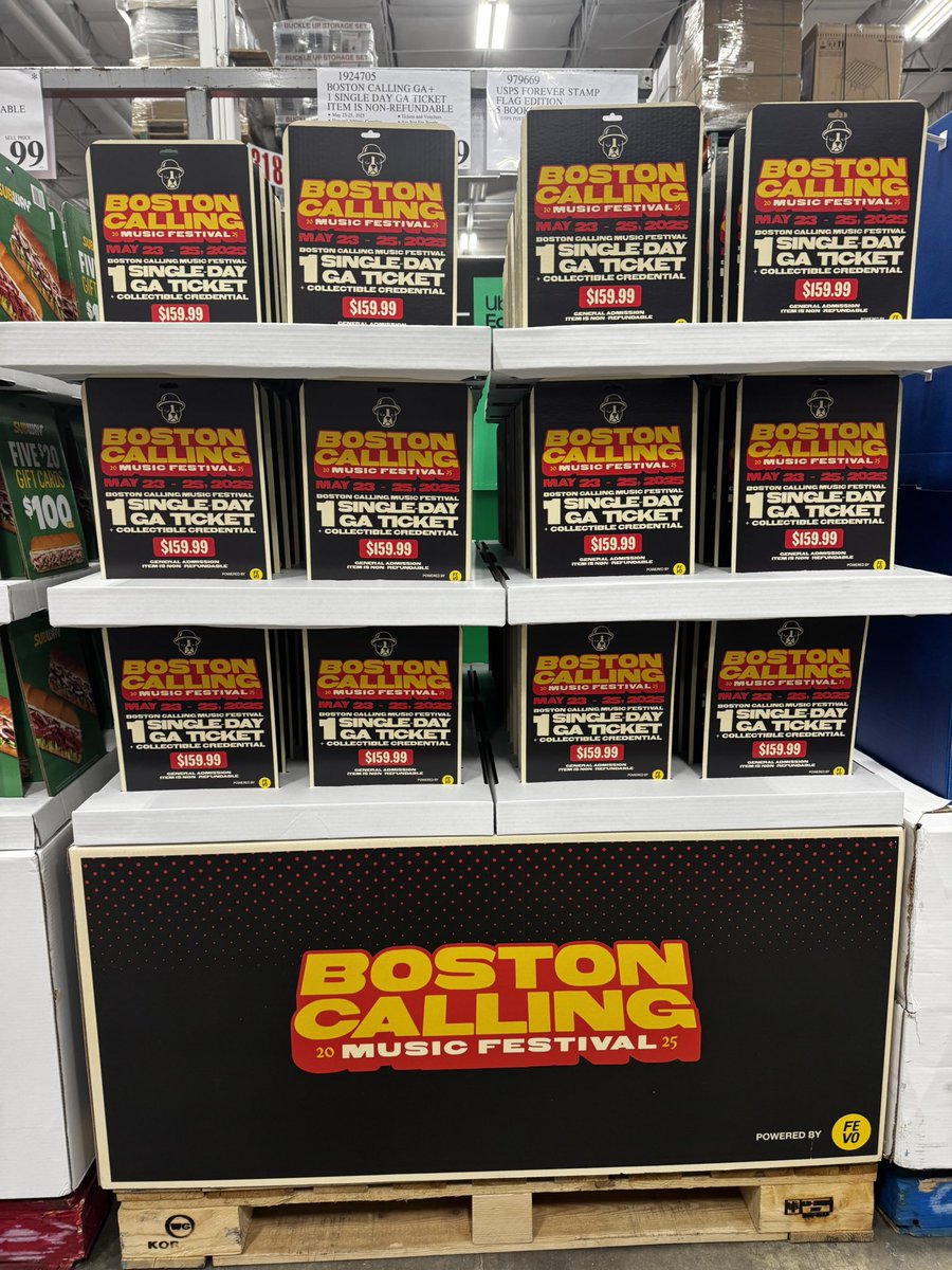 boston calling down so bad they are selling tickets at costco