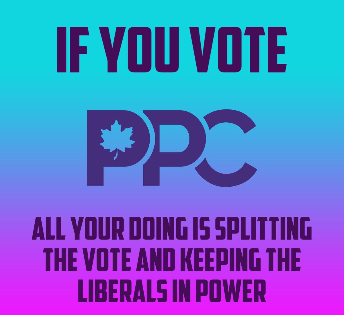 JayDeeAlberta's tweet photo. #DontSplitTheVote
#PierrePoilievreForPM ⬇️⬇️⬇️ https://t.co/E0ZlVJd5Gy