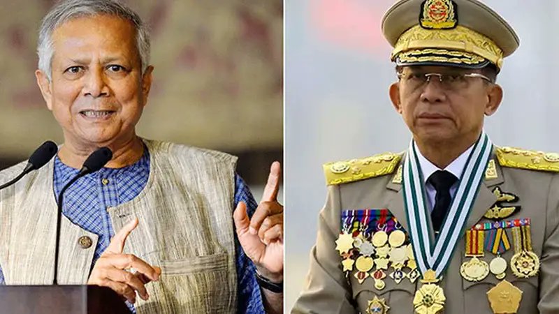 ড. ইউনূসের সাক্ষাৎ চাচ্ছেন মিয়ানমারের জান্তা প্রধান