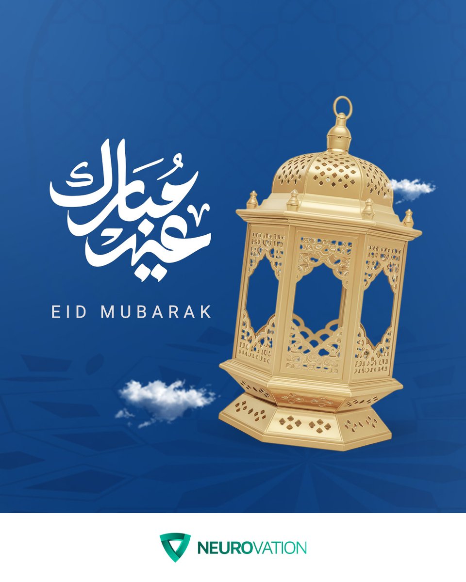 NeurovationGCC's tweet image. Eid Mubarak from Neurovation! As we mark the end of Ramadan, we extend our heartfelt wishes to you and your loved ones. May this joyous occasion bring peace, prosperity, and happiness to all.

#EidMubarak #neurovationsolutions