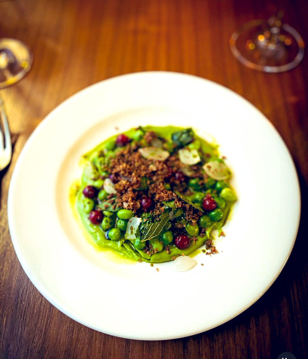 Our version of Joyce’s “ Two Gallants” Plate of peas &amp; vinegar

📸<a href="/GastroGays/">Subscribe to Chip Paper on Substack</a> 

<a href="/MichelinGuideUK/">The MICHELIN Guide</a>