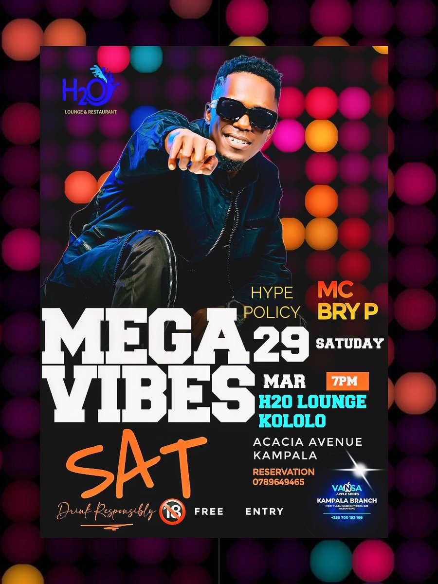 H2oLounge_'s tweet photo. "Bringing Kololo to life, one night at a time.Mega Vibes Saturdays: Let’s make tonight unforgettable. #H2OLounge"
#H2OExperience"
@mr_eventc @mcbryp https://t.co/oLIAQKG61J