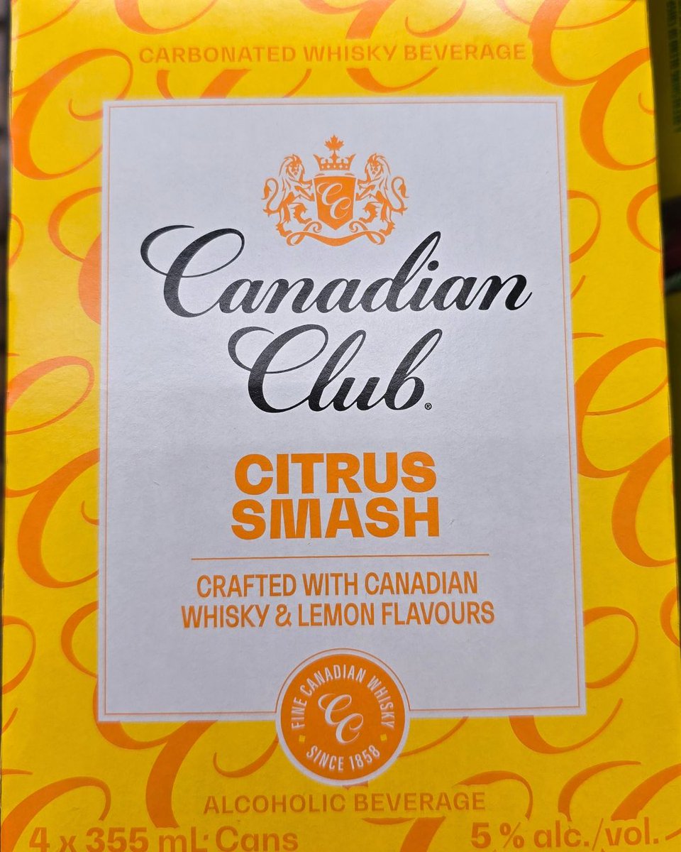 This carbonated beverage is the perfect refreshment after a long, hot day or alongside spicy chicken wings. Ontario-made, it is the perfect balance between lemon and whiskey.  

#evergreencoopliquorstore
#citrussmash
#canadianclub