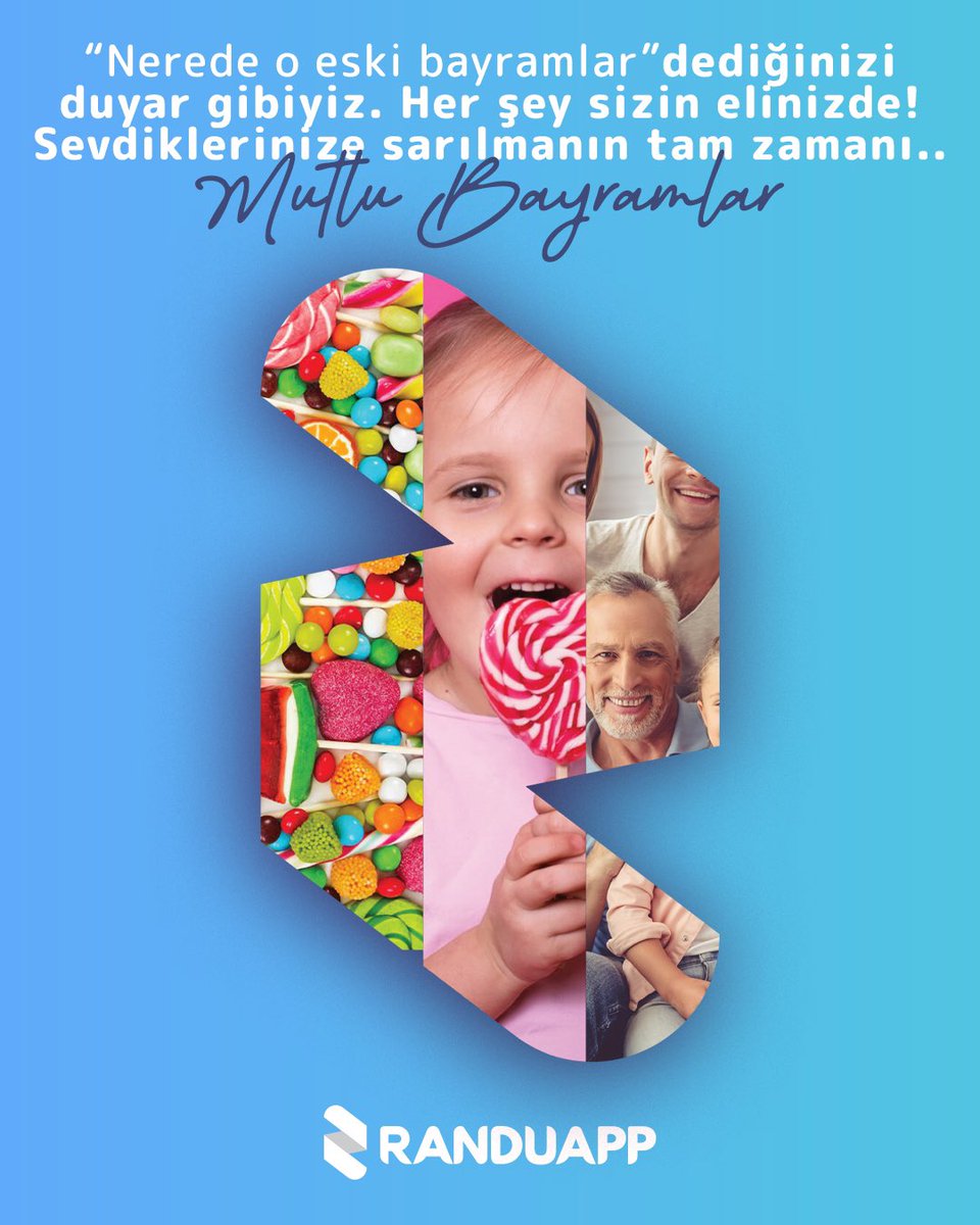 randuapp's tweet photo. “Nerede o eski bayramlar” dediğinizi duyar gibiyiz. Her şey sizin elinizde! Sevdiklerinize sarılmanın tam zamanı! 
Mutlu Bayramlar 🙏

#iyibayramlar #mutlubayramlar #ramazanbayramı #randuapp #onlinerandevu https://t.co/YqsRMYeZFk