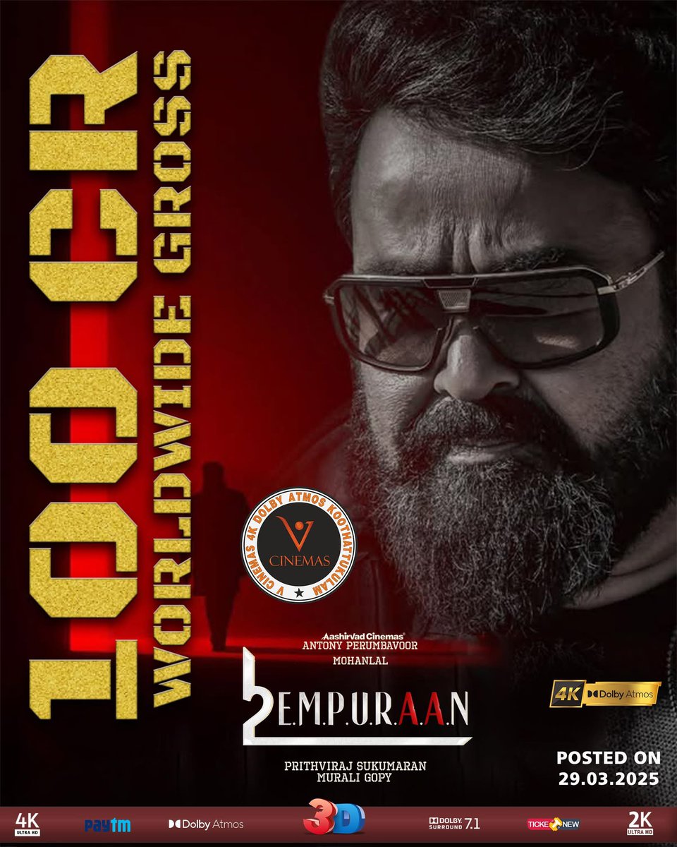 V_CinemaKKLM's tweet photo. Let’s witness his triumph over the stray dogs.

The ultimate victory will belong to K.A.

#Empuraan https://t.co/juS7sWBHj4