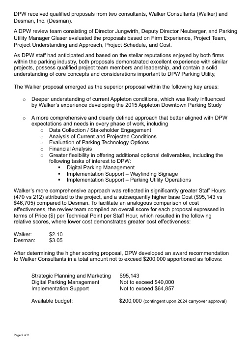 AllAppleton's tweet photo. Municipal Services Committee Votes 3-1 To Approve $200,000 Contract For Parking Utility Strategic Planning And Marketing Study - Concerns Raised Over Cost And Implementation

https://t.co/DvuzI6rtrH https://t.co/9plT0dU9k0