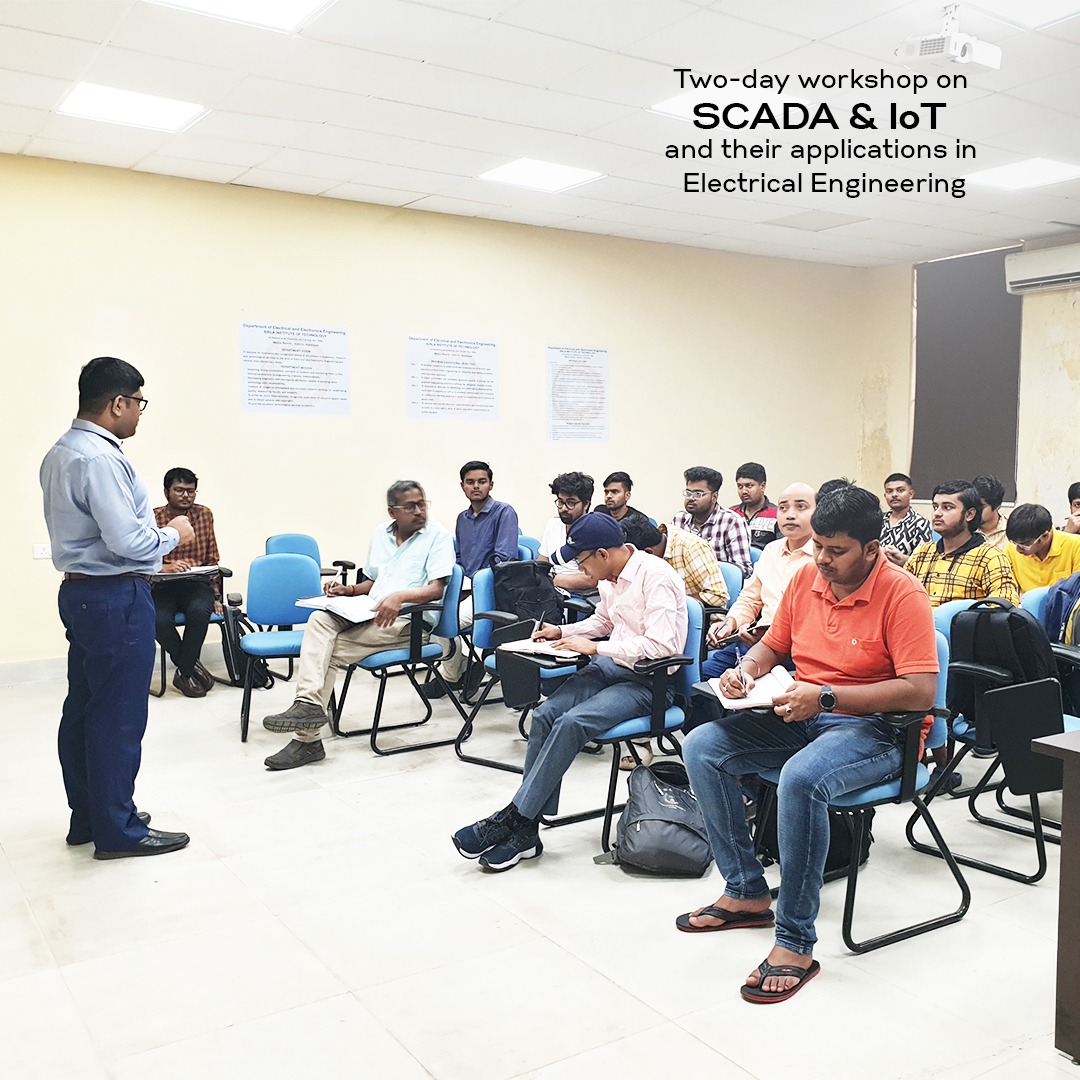 BITMesra_Ranchi's tweet image. Day 1 of the SCADA &amp;amp; IoT workshop!

Guided by Dr. Saptak Bhattacharjee, participants gained hands-on experience in PLC and SCADA system. Coordinated by Dr. Deepak Kumar and Dr. Prem Prakash, the workshop runs until March 30th, 2025.

#Innovation #EngineeringFuture