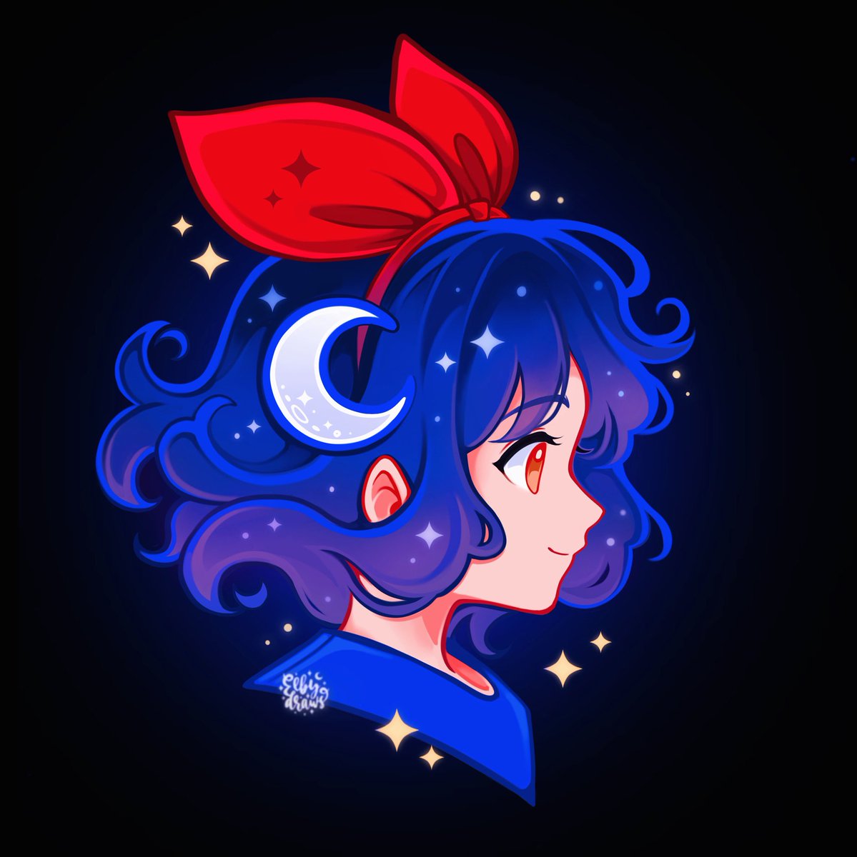 DrawsElby's tweet image. Kiki art I made from Studio Ghibli in my style without needing AI 💕✍️