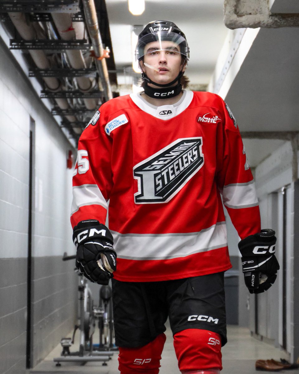 Happy 20th birthday to Steelers’ #25 Nolan Wytrykusz today! 🎉 

#MJHLSteelers