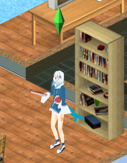 mor1nite's tweet photo. Gawr Gura in The Sims 1!
#gawrgura #gawrt #thesims #thesims1 #thesimslegacy 
https://t.co/OzQ1AZe1mt https://t.co/aQ3ZvMf6Jc