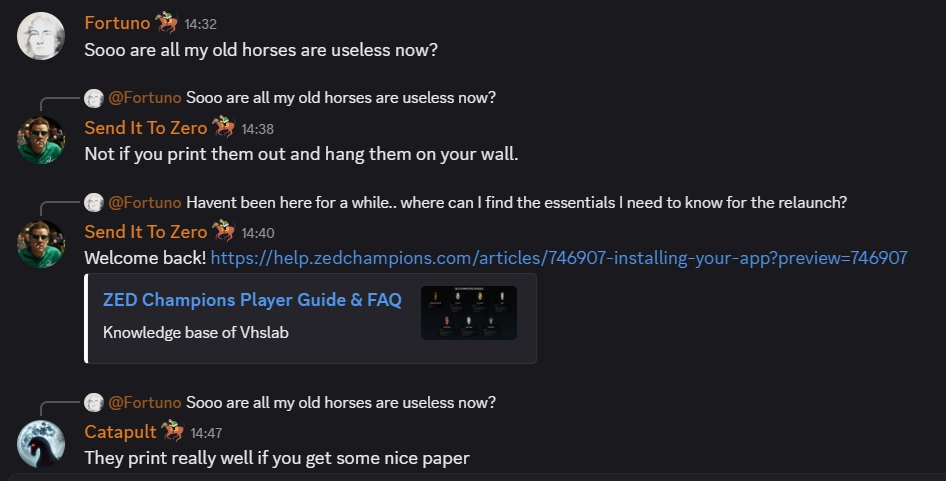 0x_Eclipse_'s tweet image. Forgot how much of the #zedrun @zed_champions community were kind of scum. Trolling, roasting &amp;amp; laughing at people who are just realising their old zed run horses, once worth thousands (last drop Z1s were minted at $36k USD) are now worthless. Also incapable of original jokes