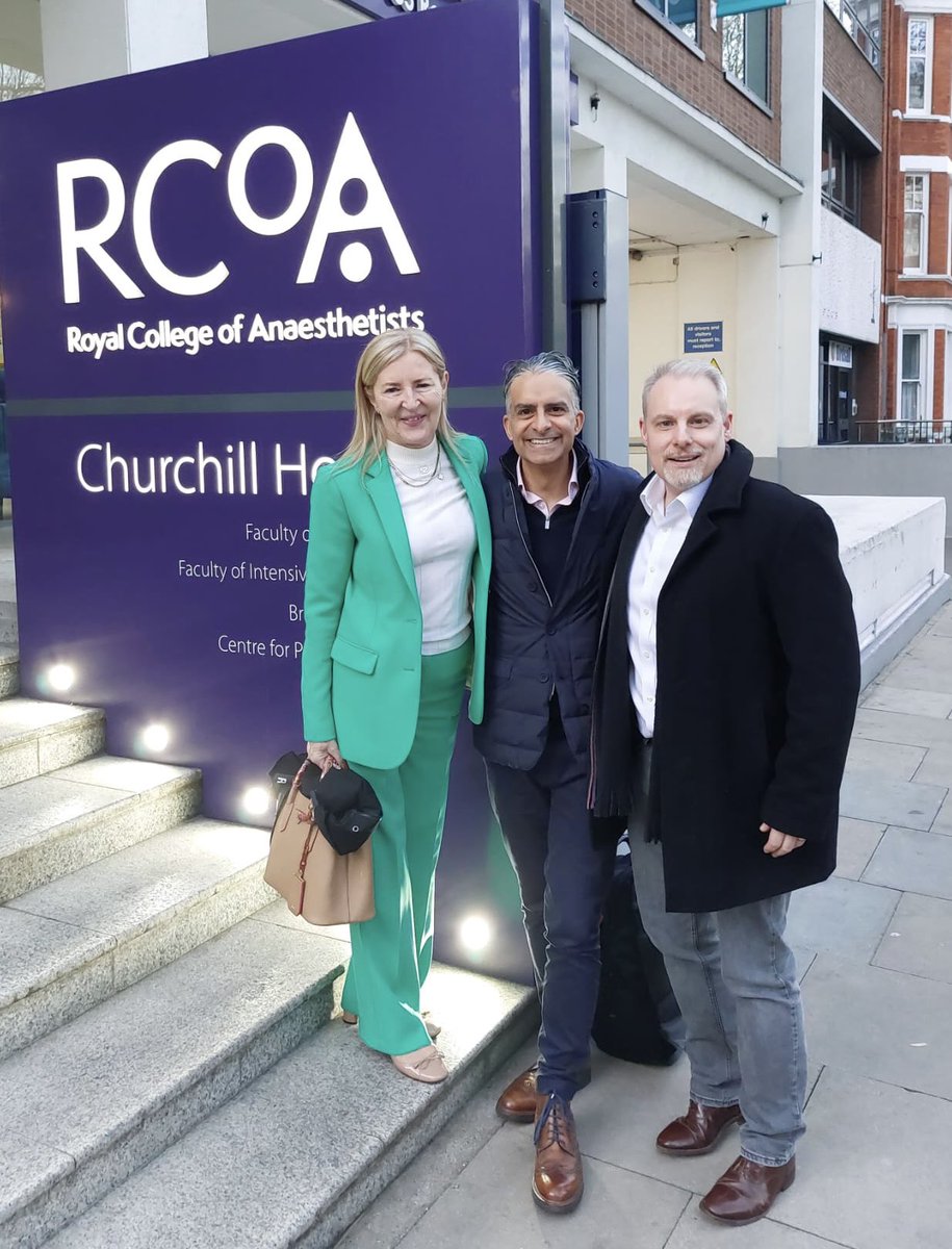 Ellen OāSullivan @ProEllenO.bsky.social (@profelleno) on Twitter photo Great to be back in <a href="/RCoANews/">Royal College of Anaesthetists</a> Churchill House for <a href="/dasairway/">Difficult Airway Society (DAS)</a> Airway leads day led by Dr Sandeep Sudan .
<a href="/AndyHiggsGAA/">Andy HIGGS</a> <a href="/altgm/">alistair mcnarry</a> <a href="/dr_imranahmad/">Imran Ahmad</a> Great to be back in <a href="/RCoANews/">Royal College of Anaesthetists</a> Churchill House for <a href="/dasairway/">Difficult Airway Society (DAS)</a> Airway leads day led by Dr Sandeep Sudan .
<a href="/AndyHiggsGAA/">Andy HIGGS</a> <a href="/altgm/">alistair mcnarry</a> <a href="/dr_imranahmad/">Imran Ahmad</a>