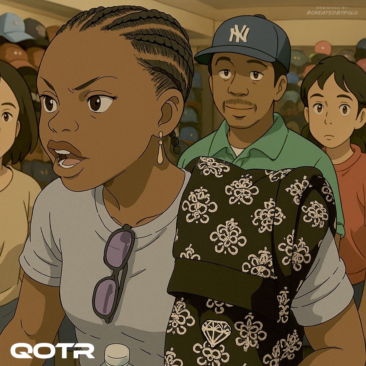 THEQOTR's tweet image. #Flashback Circa 2010. Where it all started. US Fitted’s hat store in the Bronx NY. Legendary ladies of battle rap were created and groomed here! #QOTR #GiveItUpForTheLadies