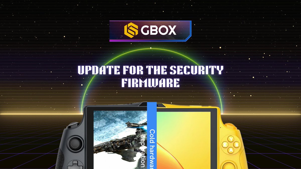 🛡️ GBox Security Update Alert 🛡️
We’ve just rolled out a firmware upgrade to make your Web3 journey even safer.
🔐 Fortified protection for your digital assets
⚙️ Smoother, smarter system performance
🧱 Stronger defenses against emerging threats

Security isn’t just a feature —
