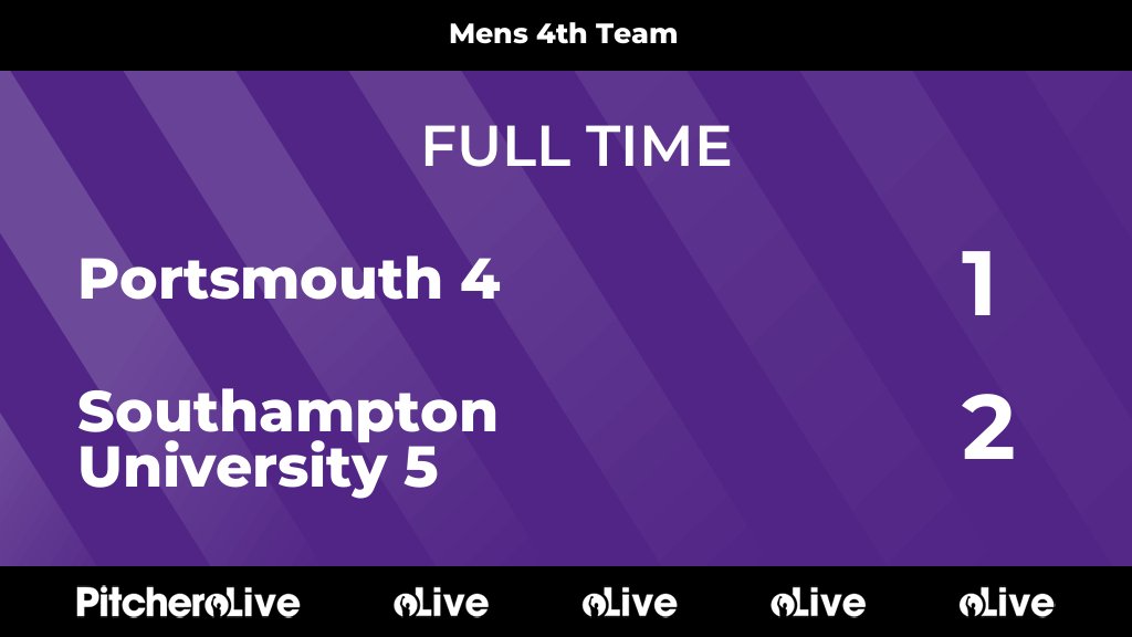 FULL TIME: Portsmouth 4 1 - 2 Southampton University 5
#PORSOU #Pitchero
portsmouthhc.co.uk/teams/226478/m…