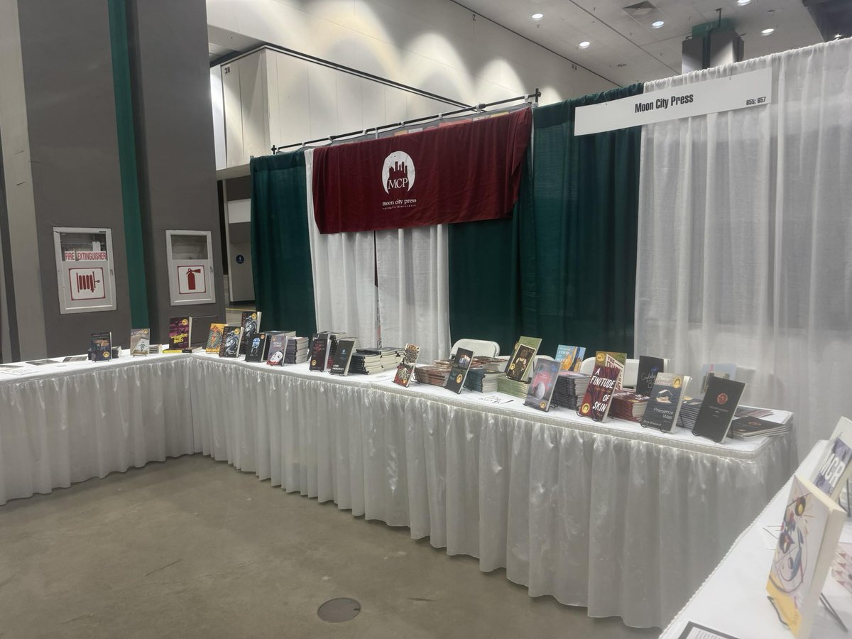 Come to the Moon City Press booth, 655–657, for the deal of the century: All books are $5! And there are deals to be made!