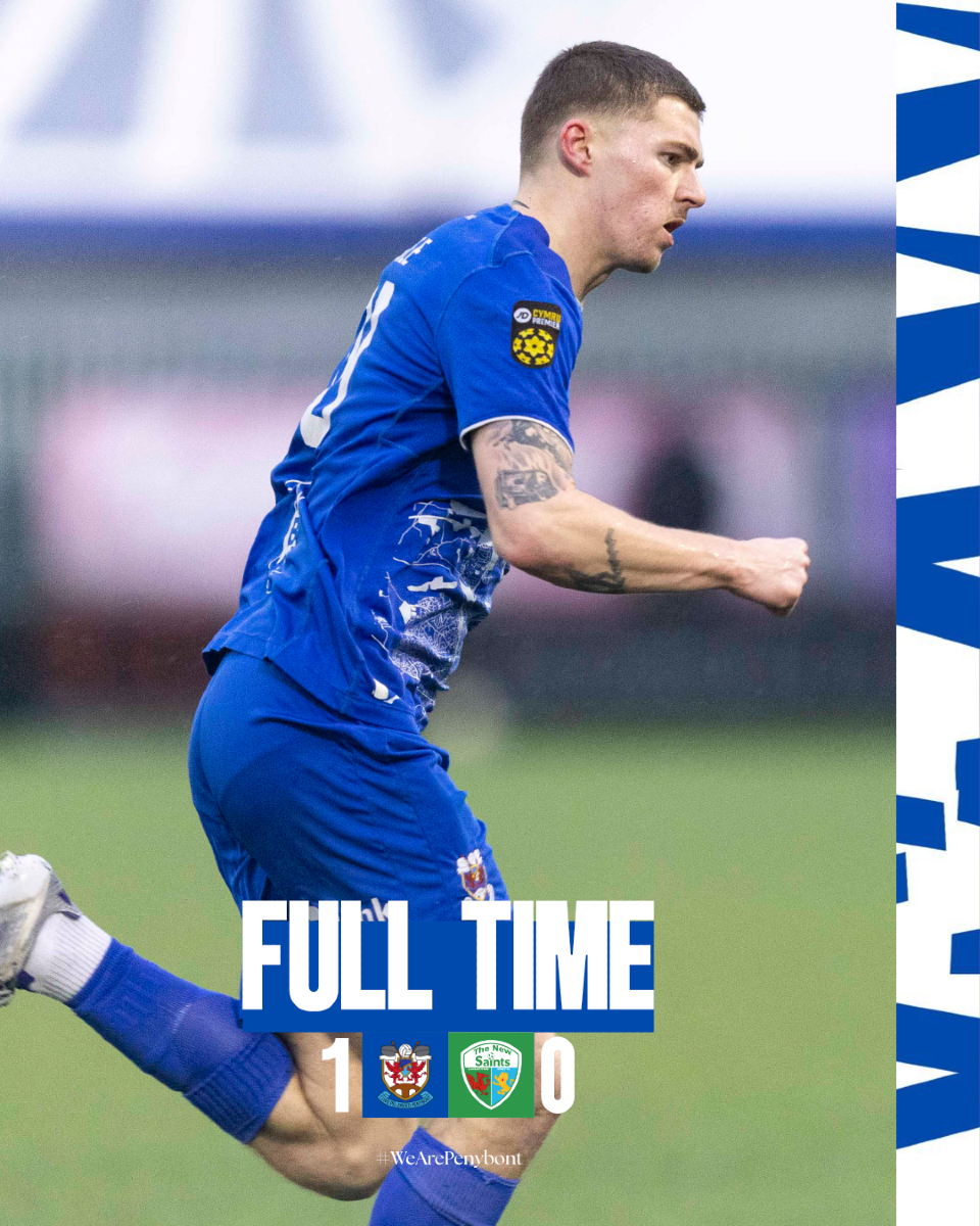FT | Bont win to secure second place! 

#JDCymruPremier | #WeArePenybont