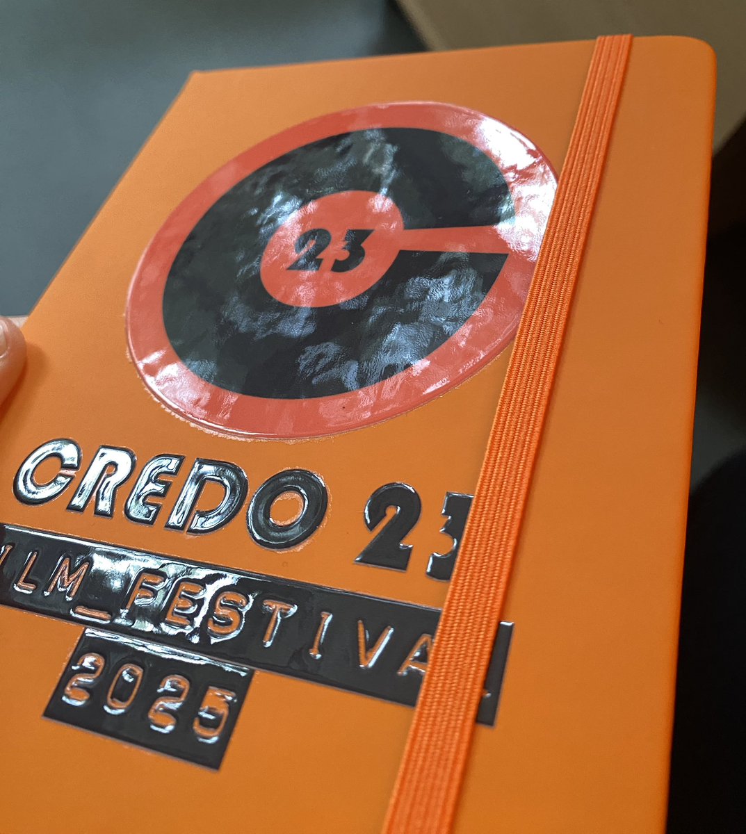 _CREDO23_'s tweet image. Day 2 at the #C23FF means festival merch for sale. Hot stuff.
T-shirts, notebooks, tote bags, stickers.