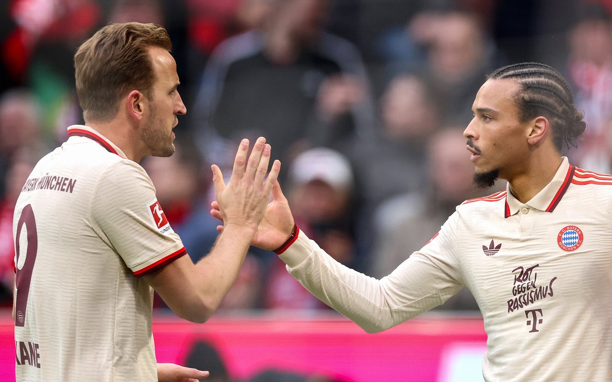 ⭐️<a href="/leroy_sane/">Leroy Sané</a> ⚽️⚽️ <a href="/HKane/">Harry Kane</a> ⚽️ ⭐️

#MiaSanMia #FCBayern #FCBFCSP