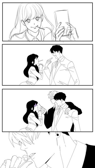 去年のポッキーの日に向けて描いてたけど没にしたやつです。
#四蛍 