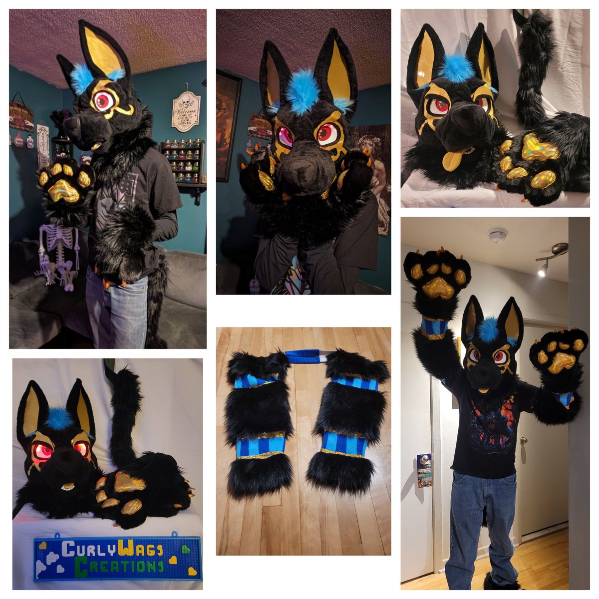 KybaCWC's tweet image. Hi everyone!
I have this awesome premade fursuit of Anubis. It's a partial made by myself, CwC. It comes with Head, fluffy handpaws, long sleeves and tail for $2500 USD
Got any questions, want more pictures or interested un this fursuit? Feel free to reach me at @KybaCWC on X