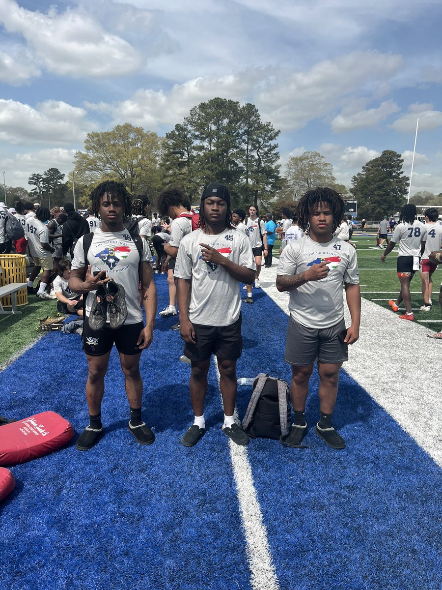 Jeremyah Mclaurin (@jeremyahm1) on Twitter photo Thank you <a href="/CoachesCombines/">Carolinas Coaches Combine</a> for inviting us to compete
<a href="/EAPayne3/">Eric Payne III</a> <a href="/EmorrianTowns/">Emorrian towns</a> <a href="/BrittFootball/">Jack Britt Football</a> Thank you <a href="/CoachesCombines/">Carolinas Coaches Combine</a> for inviting us to compete
<a href="/EAPayne3/">Eric Payne III</a> <a href="/EmorrianTowns/">Emorrian towns</a> <a href="/BrittFootball/">Jack Britt Football</a>