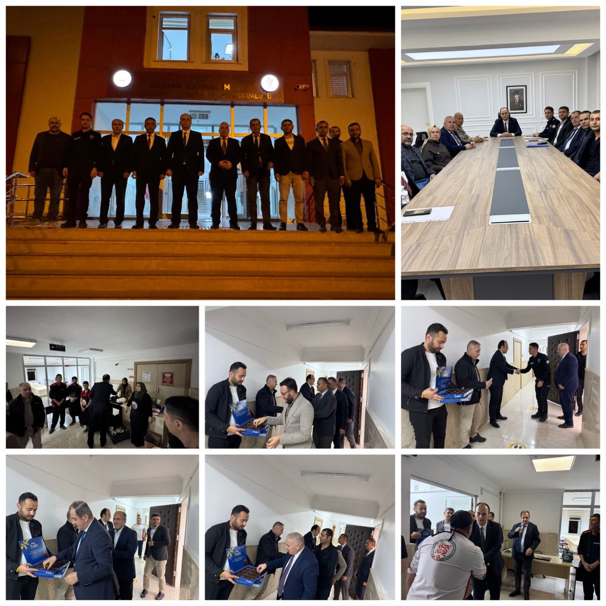 📌 İlçemiz Kaymakamı Sayın Özgür İŞÇİMEN Başkanlığında yapılan İlçe İdare Şube Başkanları toplantısı ardından kurum amirlerine iftar yemeği verilmiş olup bayramlaşma merasimi icra edilmiştir.