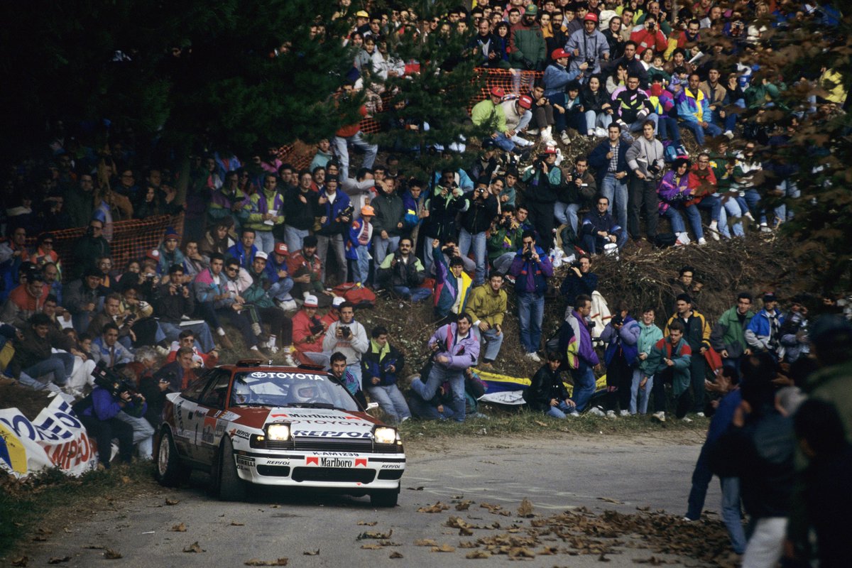 Carlos Sainz 🇪🇸 Luis Moya 🇪🇸 Toyota Celica GT-4 (ST165) 
27. Rallye Catalunya 1991 🇪🇸🏁 (Retired-Electrical, TTE) 
ewrc-results.com/final/662-rall…